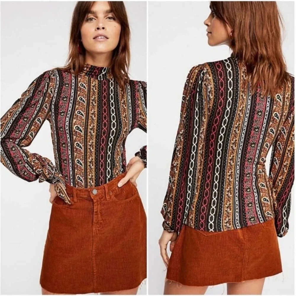 Free People Donatella Retro Turtleneck Size XS - Picture 1 of 14